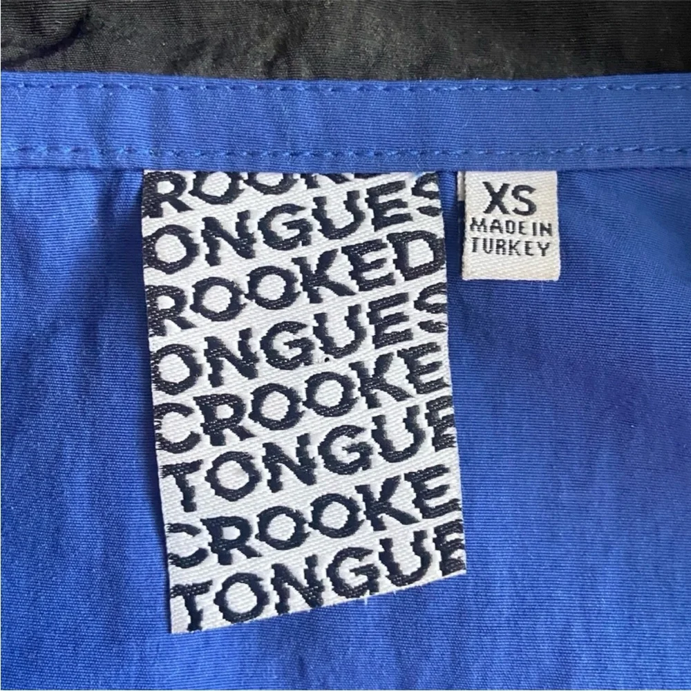 Crooked Tongues Women's Color Block Tracksuit Jacket XS